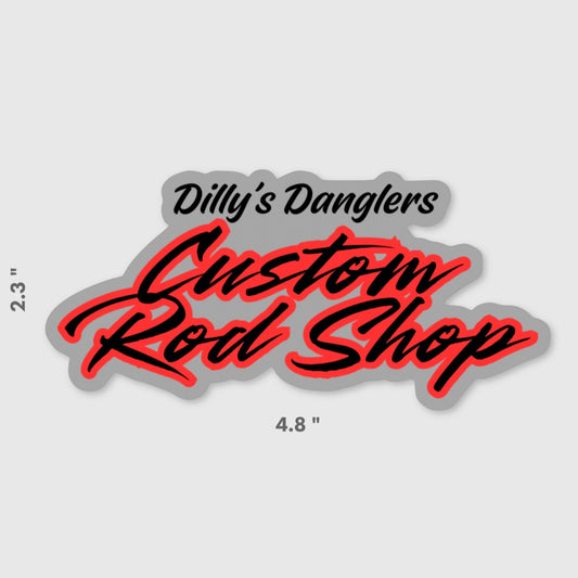 Custom Rod Shop Sticker